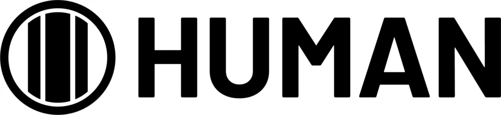 HUMAN Logo Horiz Black