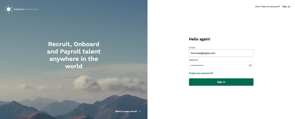 Platform Login 2